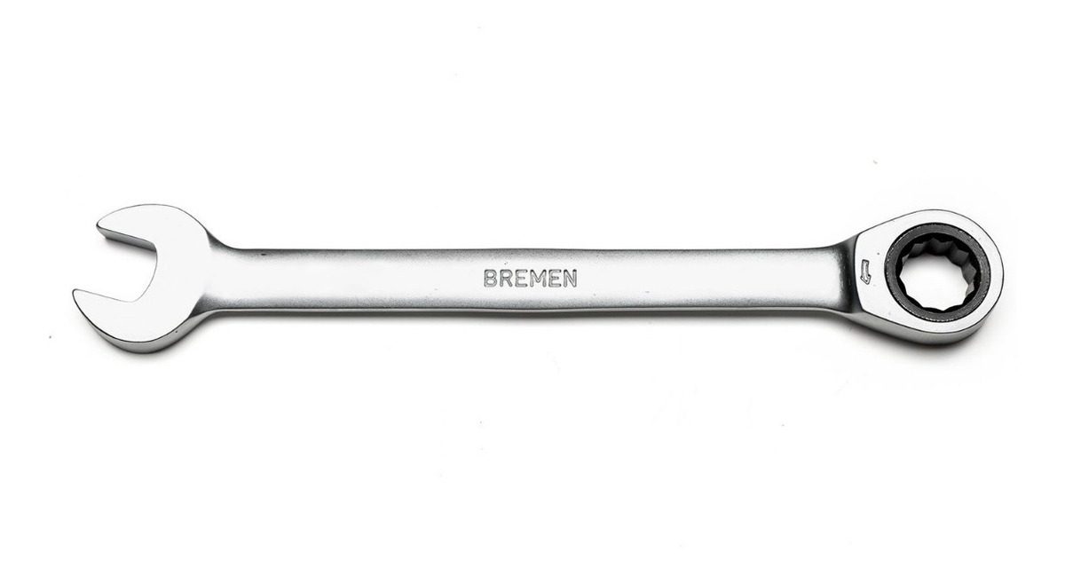 Llave Combinada Con Crique 12mm Bremen Cromo Vanadio