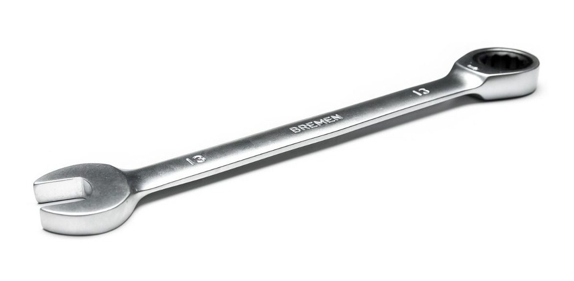 Llave Combinada Con Crique 12mm Bremen Cromo Vanadio - 2