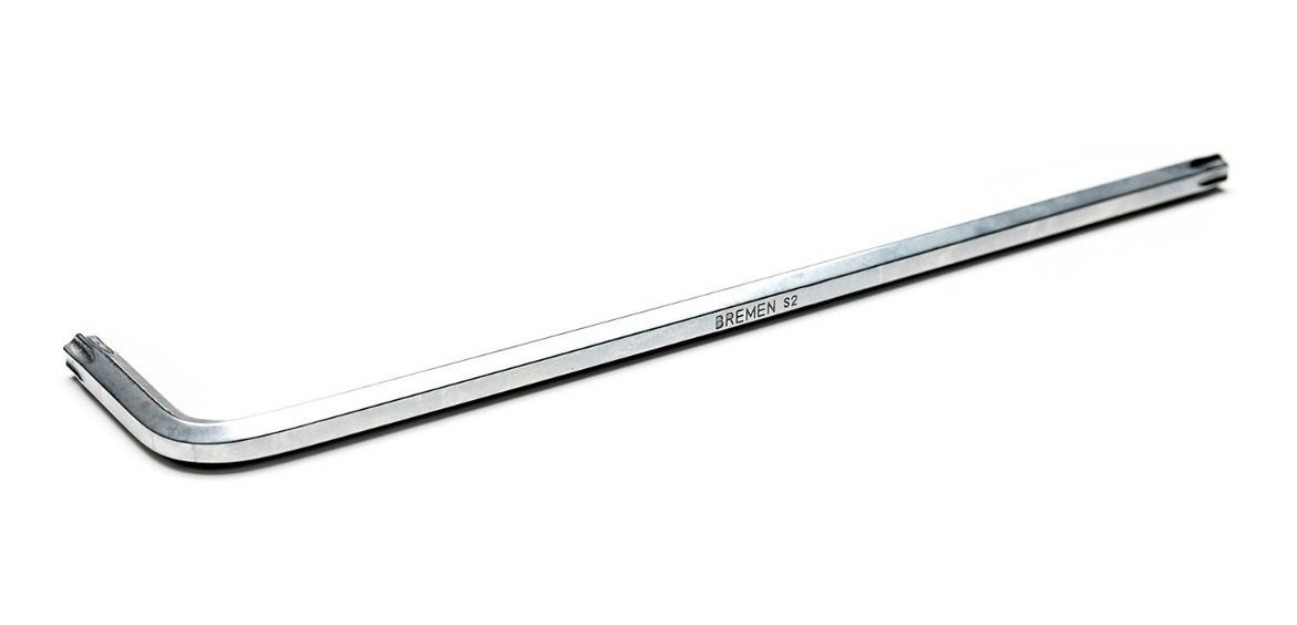 Llave Bremen Torx Tamper En  L  Extra Larga T 10 95mm