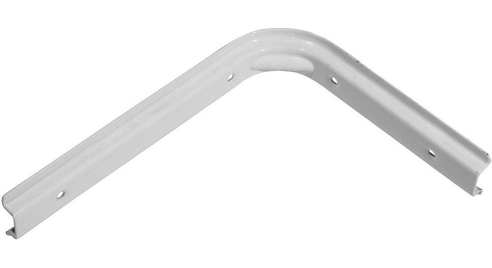 Soporte Bracket Escuadra Metalico P/estante 250x350 Blanco