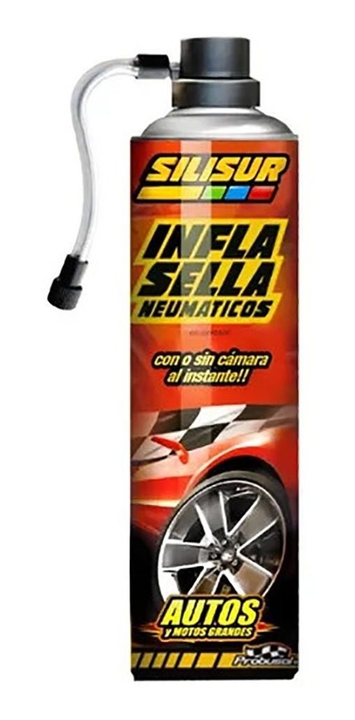 Infla Sella Neumatico Autos Y Motos Grandes Silisur X 300grs