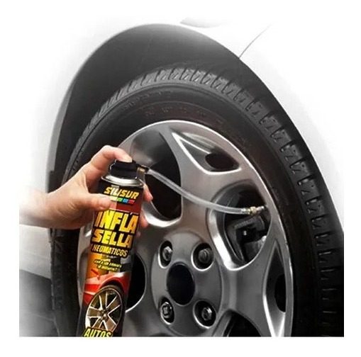 Infla Sella Neumatico Autos Y Motos Grandes Silisur X 300grs - 1