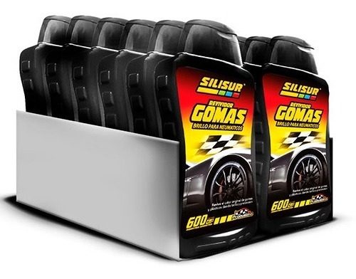 Revividor De Gomas Tradicional Silisur X 600cm3 Negro - 1