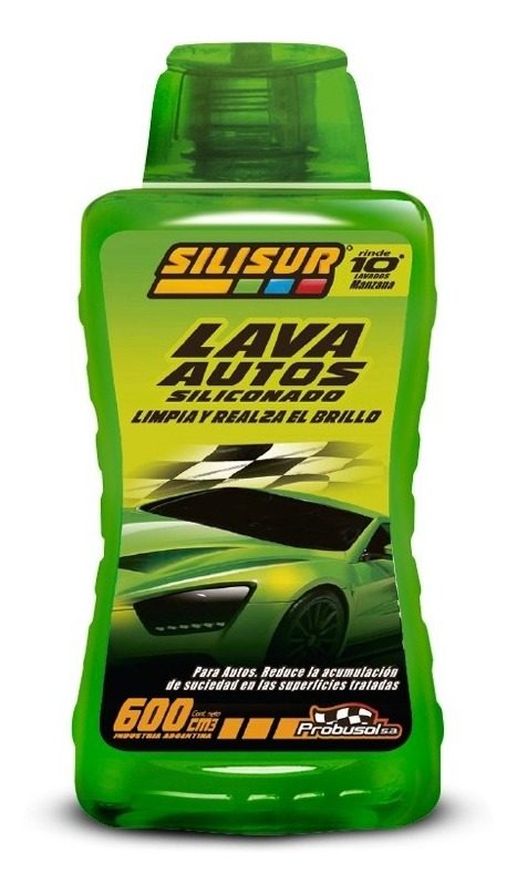 Shampoo Lava Autos Siliconado Silisur X 600cm3