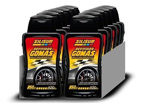 Revividor De Gomas Tradicional Silisur X 350cm3 Negro - 1