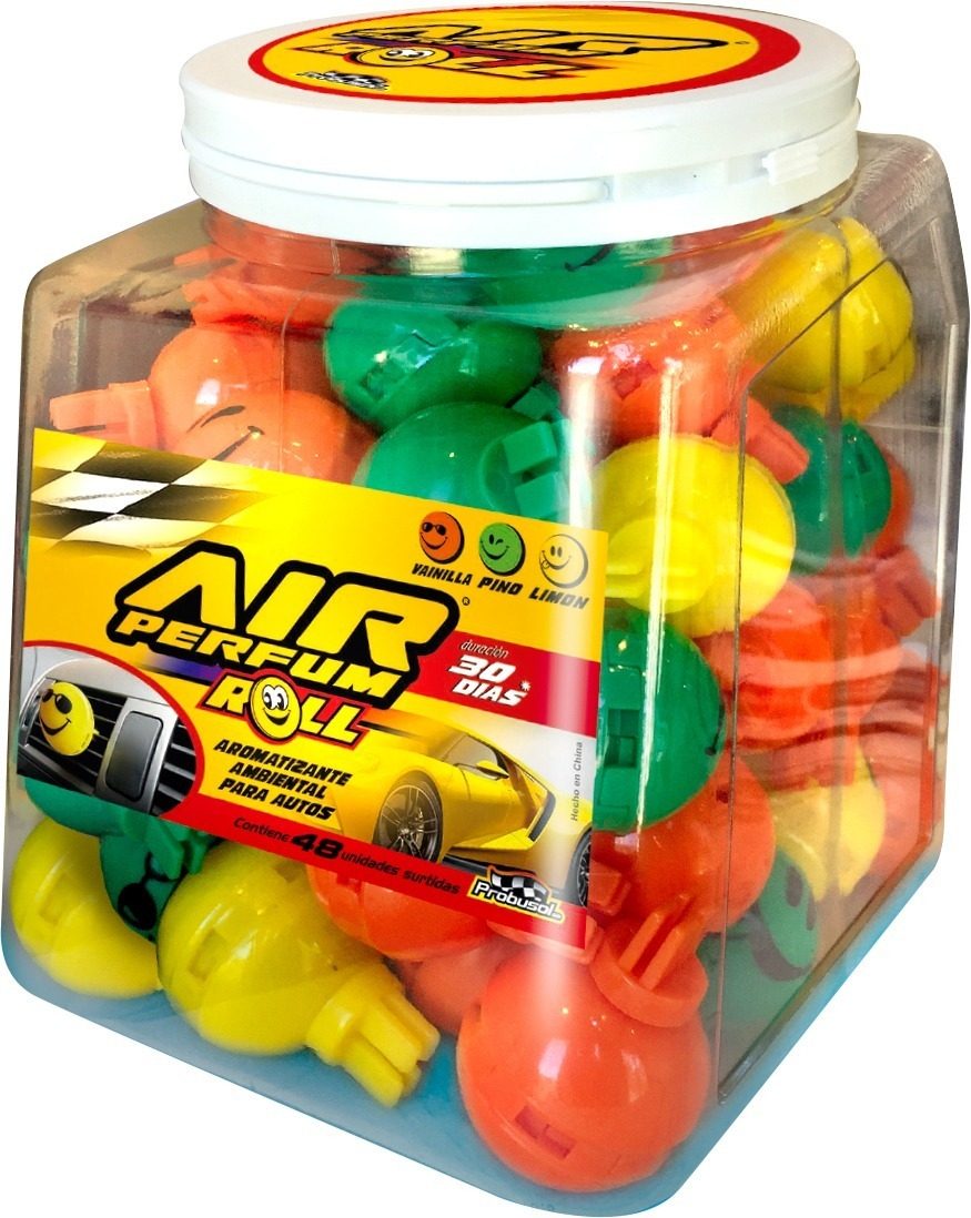 Aromatizante  Para Autos Tipo Pelotita P/aire Acondicionado - 1