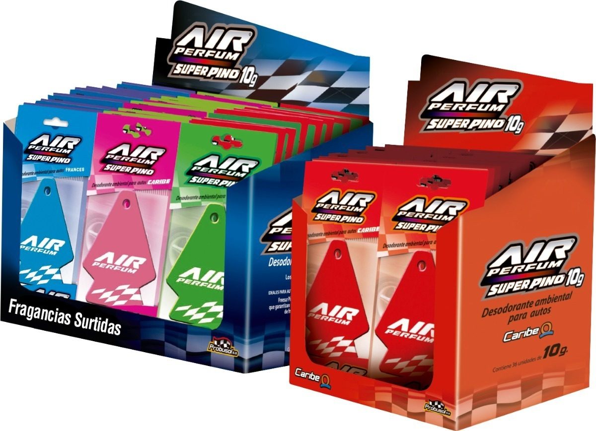 Desodorante Ambiental Para Auto Super Pino Air Perfum 10grs - 2