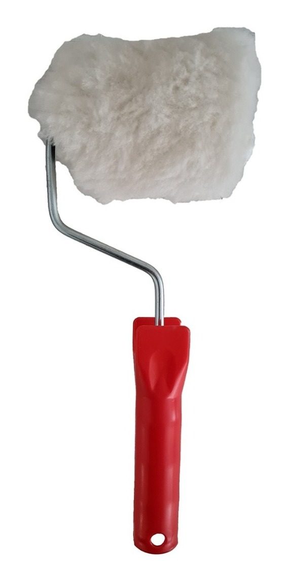 Rodillo Lana Extra 40mm X 10 Cm Pico Rojo