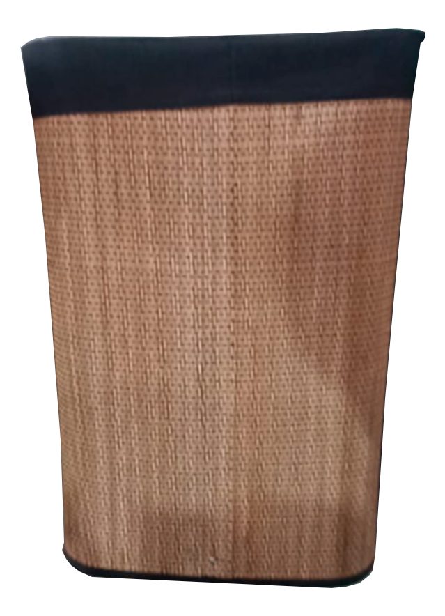 Cesto Plegable Bambu Rectangular Bolsa Removible 40×30×60cm  Marrón