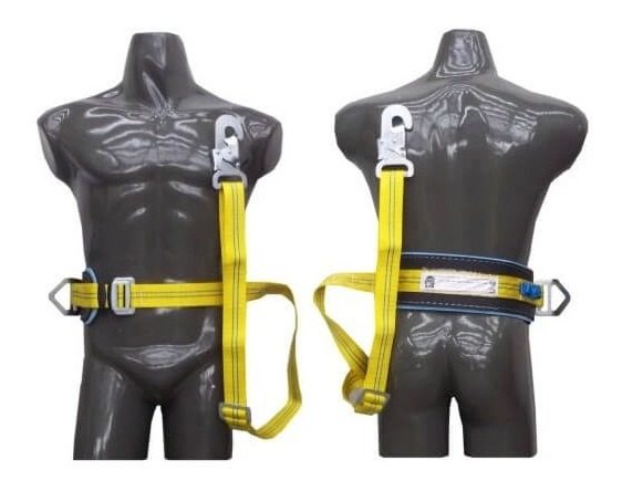 Cinturon Liniero Top Safe Mod.d Con Cabo De Vida Fijo 1.5mts Amarillo