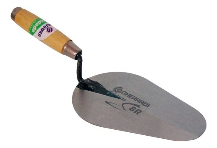 Cuchara Albañil Gherardi 8 R Acero Soldado