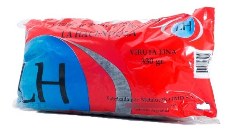Viruta Acero Fina X 330 Grs La Hacendosa
