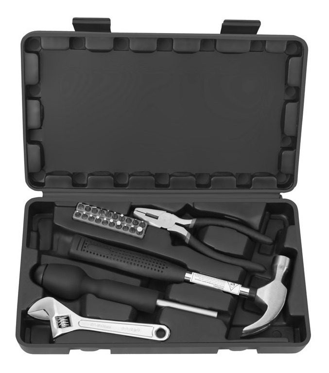 Kit Basico De Herramientas Linea Hobbista Con Estuche