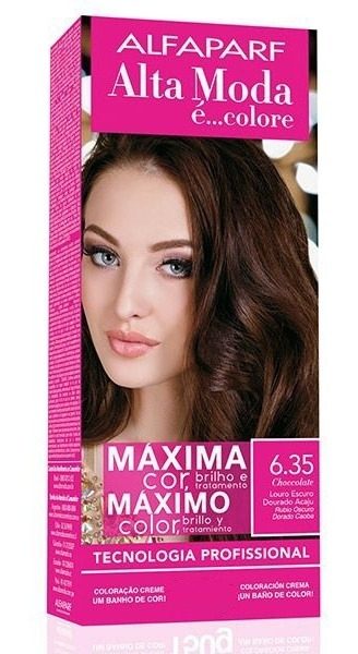 Tintura  Alta Moda 6 Rubio Oscuro Dorado Caoba 60ml