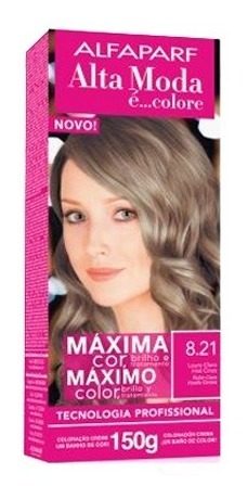 Tintura Alta Moda 8.21 Rubio Claro Irisado 150gr (kit)