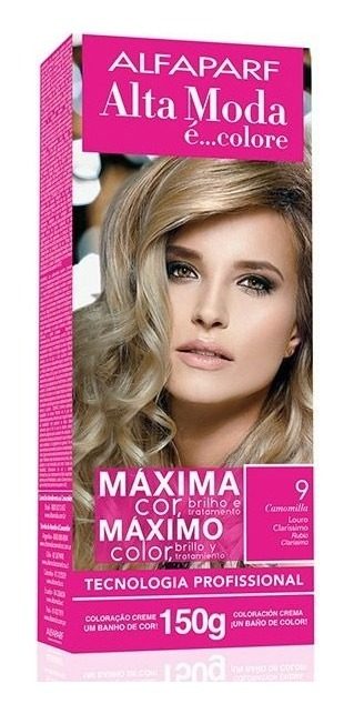 Tintura En Alta Moda 9 Rubio Clarisimo X 150 Gr (kit)