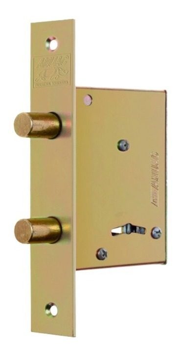 Cerrojo De Seguridad Zincada Anuac 25,5x141