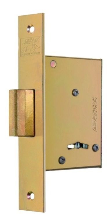 Cerrojo De Seguridad Zincada Anuac 25,5x141 Art306