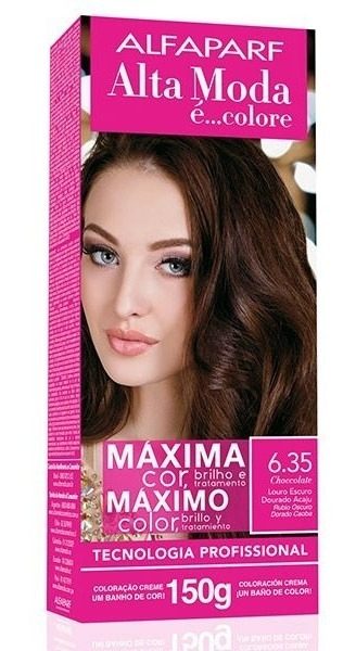 Tintura En Alta Moda 6.35 Rubio Osc/dorado Caoba X 150gr