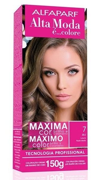 Tintura En Alta Moda 7 Rubio Medio X 150 Grs (kit)
