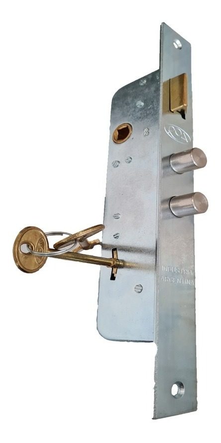 Cerradura Seguridad Zincado Ideal Portones/rejas Art710