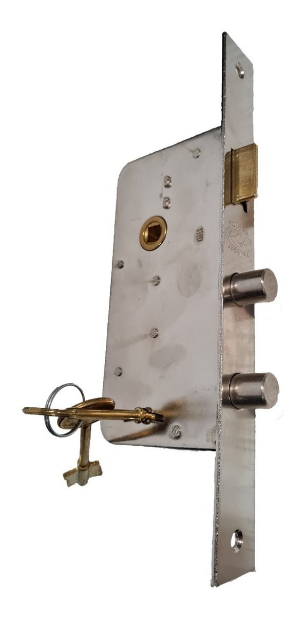 Cerradura Seguridad Niquel Ideal Puertas Exteriores Art108