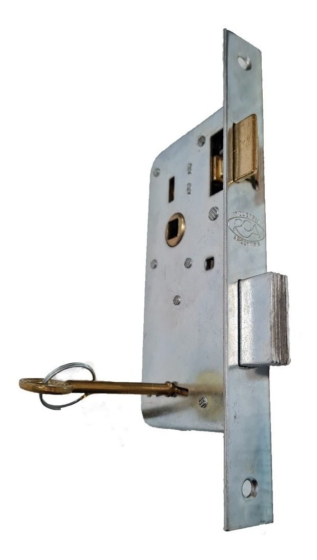 Cerradura Seguridad Zincado Ideal Puertas Interiores Art902