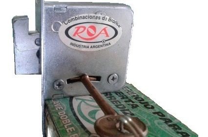 Cerrojo Para Placard Doble Paleta Art107 P/puerta Corrediza - 1