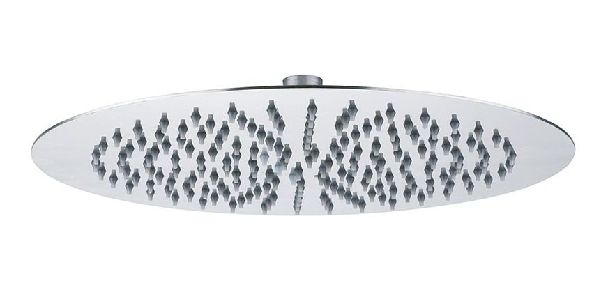 Cabezal De Ducha Redondo Acero Inoxidable 25×0,15cm Gris