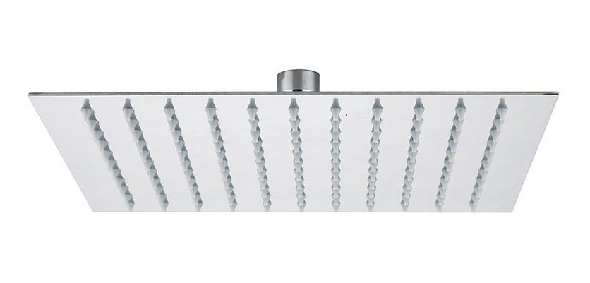Cabezal De Ducha Cuadrado Acero Inoxidable 20×20×0,15cm Gris