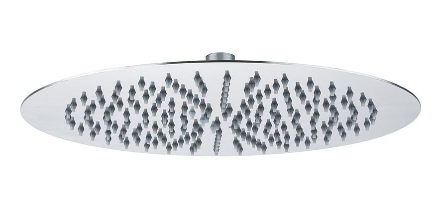 Cabezal De Ducha Redondo Acero Inoxidable 30×0,15 Cm Gris