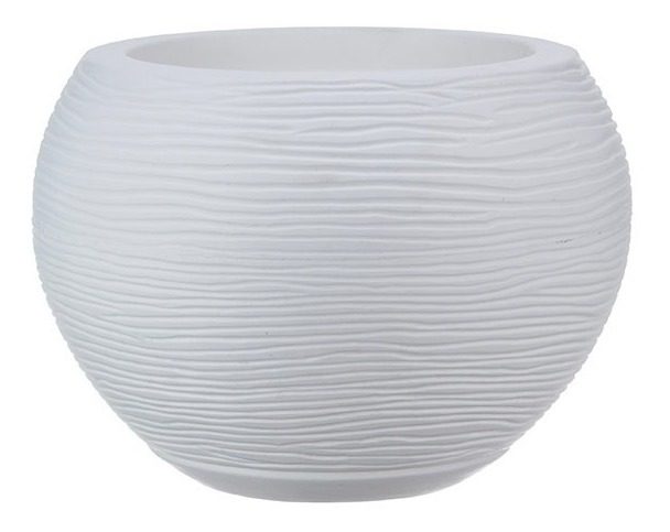 Maceta Floridis Florencia 27×24cm Blanco Gris Grafito