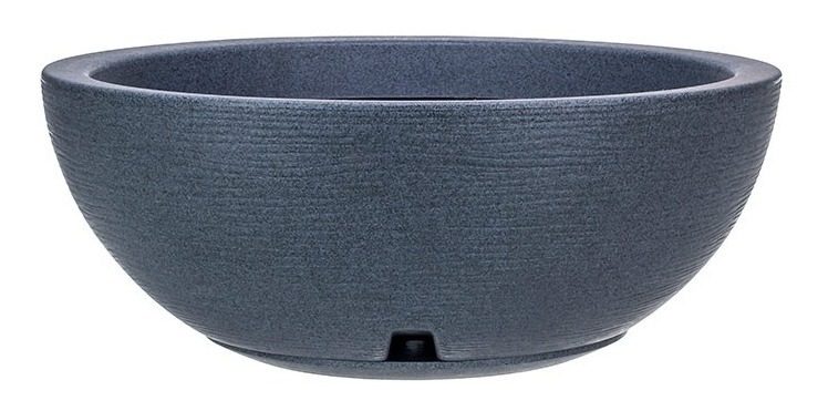 Maceta Bol Floridis Amsterdam 44×19cm Gris Grafito Gris Grafito Amsterdam