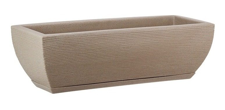 Maceta Jardinera Floridis Amsterdam 48×16cm Beige Beige