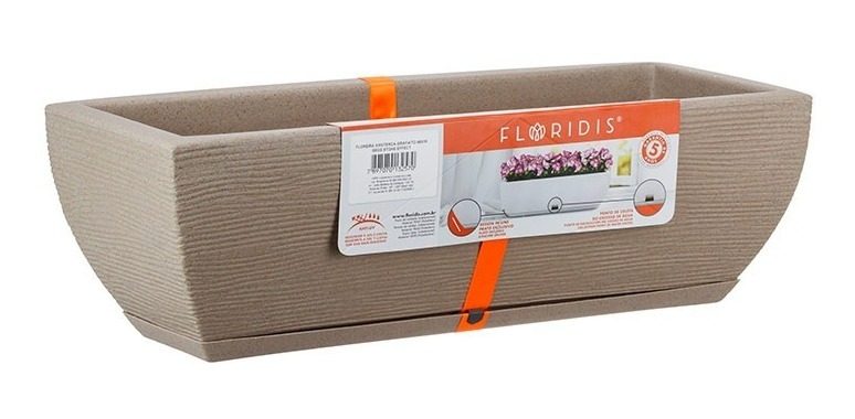 Maceta Jardinera Floridis Amsterdam 48×16cm Beige Beige - 2