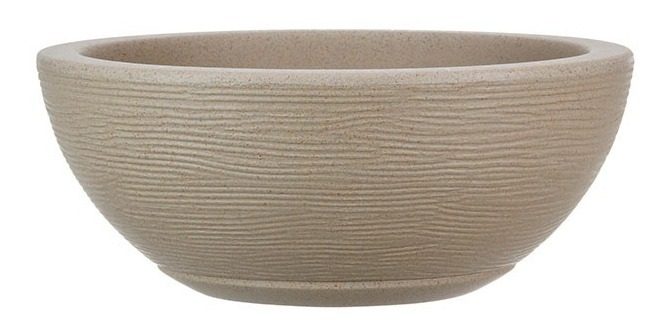 Maceta Bol Floridis Amsterdam 30×13cm Beige