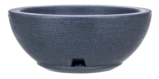 Maceta Bol Floridis Amsterdam 30×13cm Gris Grafito Gris Grafito