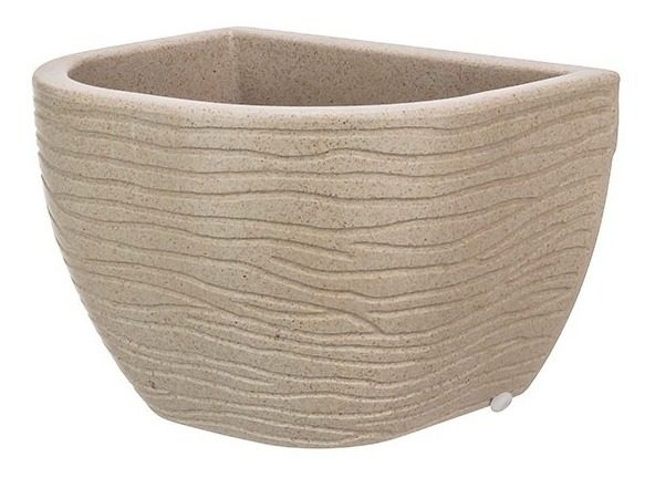 Maceta De Pared Floridis Florencia 21×17cm Beige
