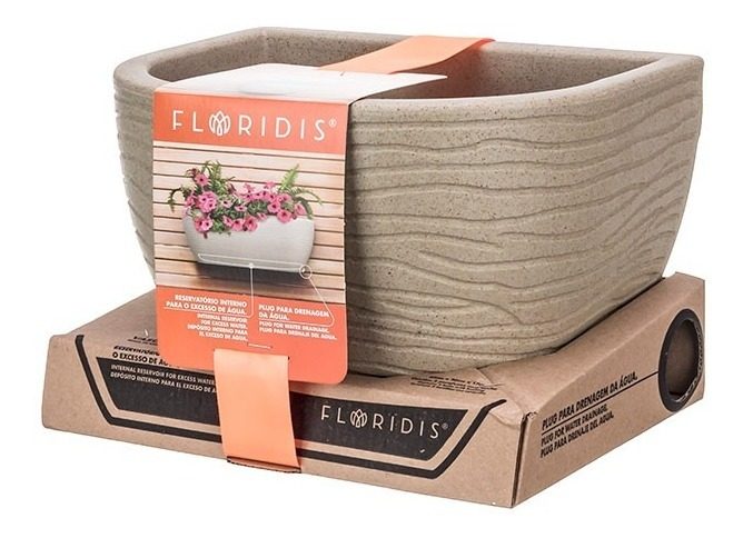 Maceta De Pared Floridis Florencia 21×17cm Beige - 5