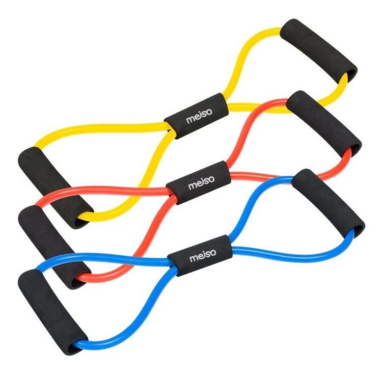 Banda Elastica En 8 Pack De 3 Tensiones Segun Color Amarillo