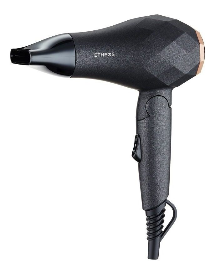Secador De Cabello Plegable 1000w 2 Velocidades 1.8mts Cable Negro