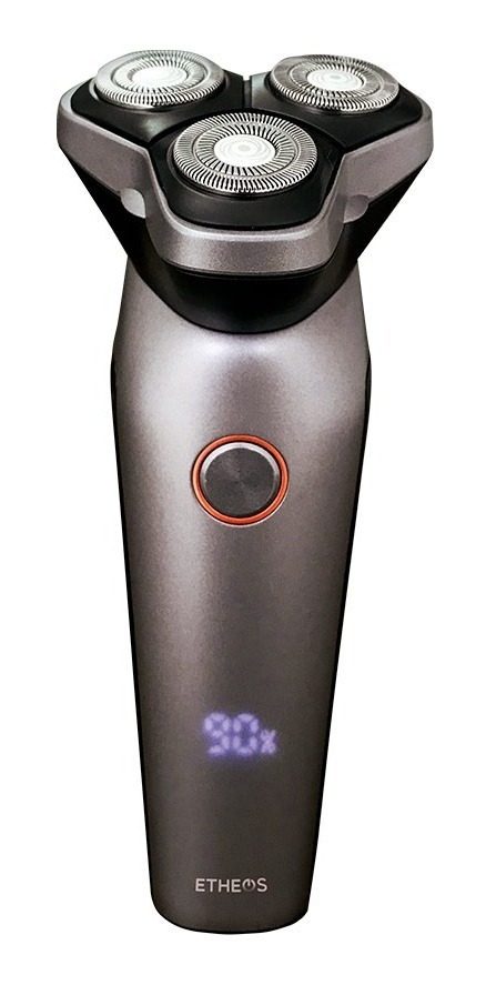 Afeitadora Rotativa 3 Cuchillas Acero Uso Seco/humedo 800mah Gris