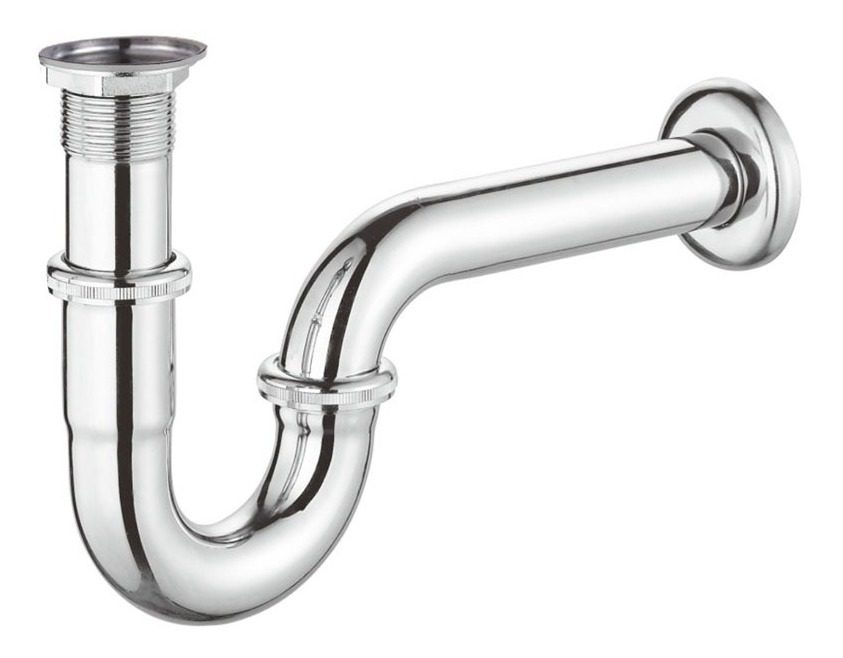Descarga Con Sifon Pipa Extensible Telescopica De Acero Inox Gris