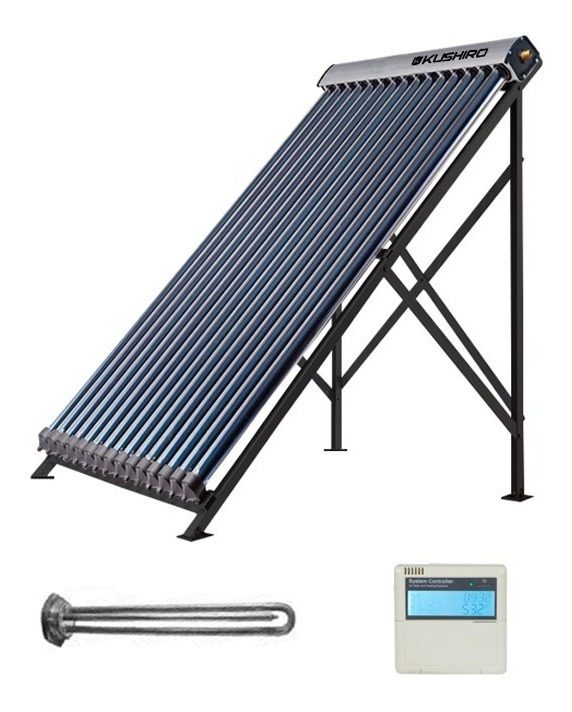 Colector Solar De 20 Tubos Heat Pipe Con Accesorios