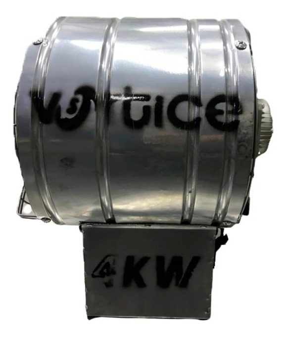 Calefactor Electrico Turbo 220v 4kw Vortice Gris