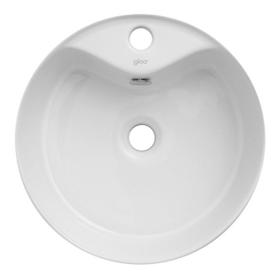 Bacha De Loza Blanca Para Monocomando 42x42x10cm Blanco - 1