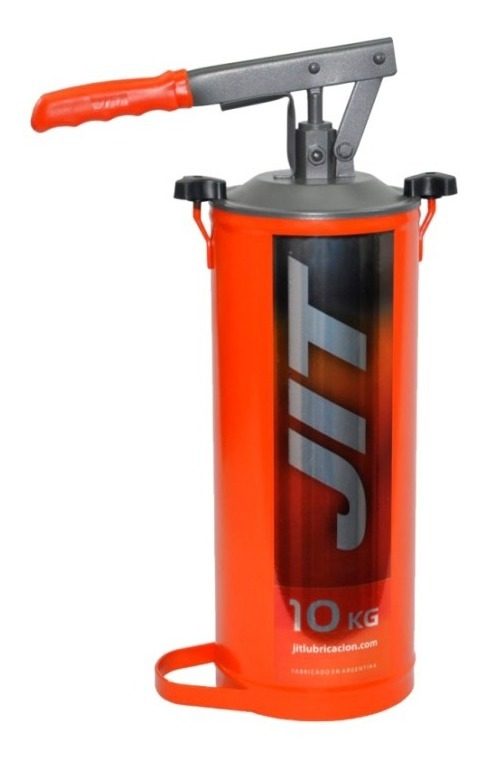 Engrasador Manual De Pie Jit 10 Kg Manguera Acero