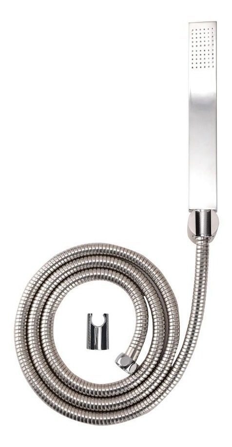 Set Duchador De Mano Acero Inoxidable 30×18×200mm 1,5mts 