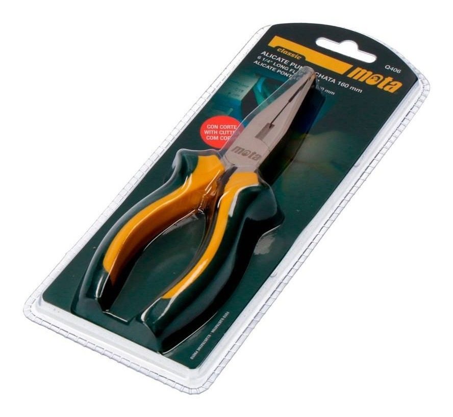Pinza Punta Chata 160mm Mota 1/4