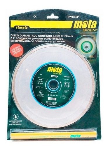 Disco Diamantado Continuo 180mm Mota
